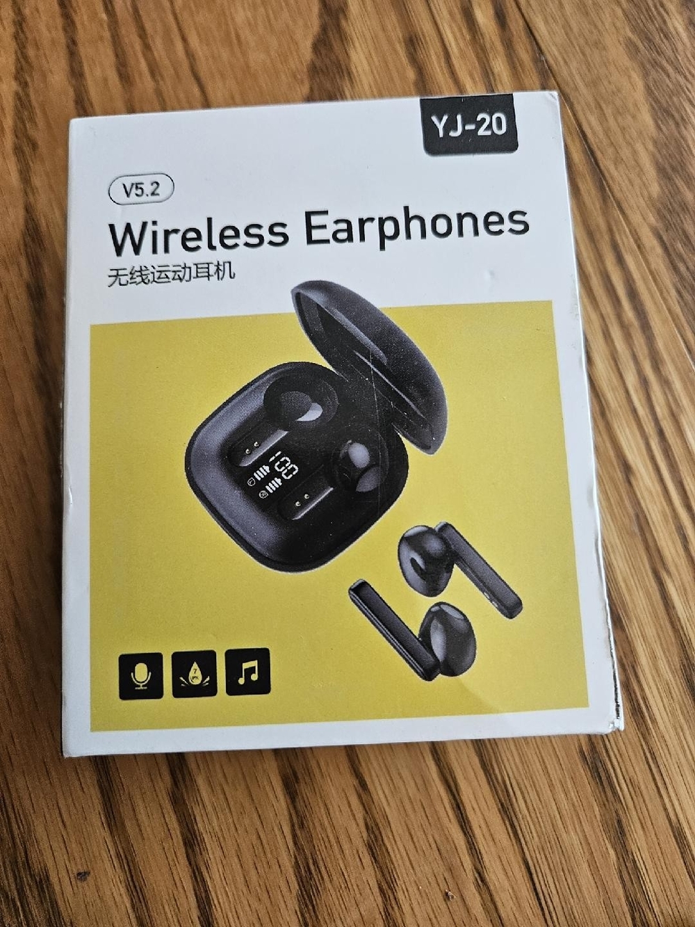 YJ-20 Wireless Earphones in White